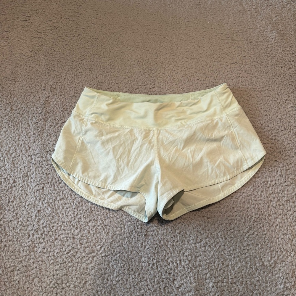 Lululemon Mystic Mint Speed Up Low-Rise Lined Short 2.5" Athletic Shorts | 6